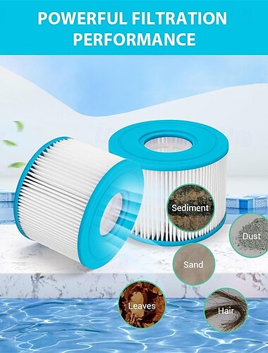  L'élément filtrant de nettoyage de piscine est compatible avec le Bestway VI et l'élément filtrant LA YZ-Spa.