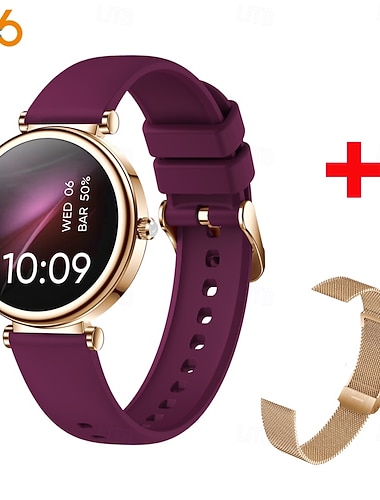  696 I109 Smartwatch 1.27 Zoll Smartwatch Fitnessuhr Bluetooth EKG + PPG Schrittzähler Anruferinnerung Kompatibel mit Android iOS Damen Herren Freisprechanrufe Nachrichtenerinnerung IP 67 41mm