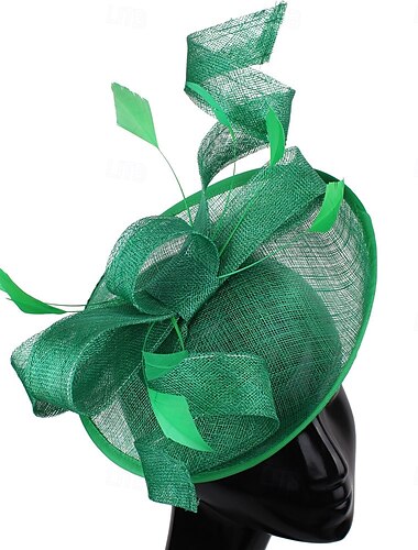  Kopfstück Federn Sinamay Hochzeit Abendgesellschaft Elegant Hochzeit Mit Feder Kopfschmuck Kopfbedeckung