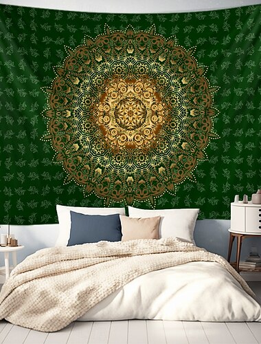  Tappeto a muro Mandala appeso Arte grande tappeto Muro decorazione Fotografia sfondo Coperta Tenda Decorazione per casa camera da letto soggiorno