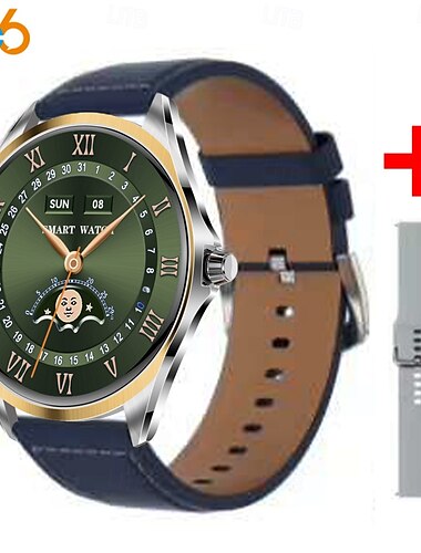  696 TN88 Smartwatch 1.43 Zoll Smart-Armband Bluetooth Schrittzähler Anruferinnerung Schlaf-Tracker Kompatibel mit Android iOS Damen Herren Freisprechanlage Nachrichterinnerung IP 67 43mm Uhrengehäuse