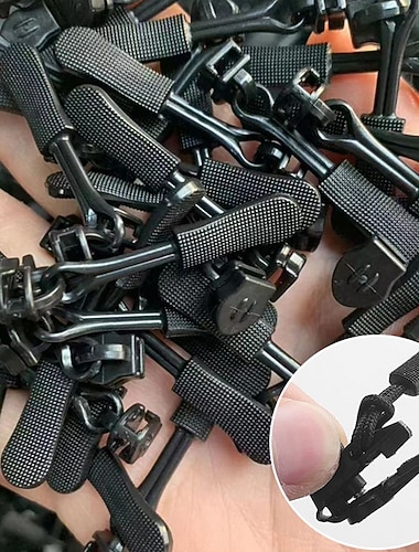  5/20 stk avtakbar glidelåstrekkreparasjonssett, universell umiddelbar glidelåserstatning, gjør-det-selv syhåndverksutstyr for glidelåsfeste og utskifting