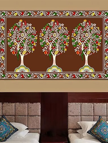  Baum des Lebens hängender Wandteppich Wandkunst große Wandteppich Wandmalerei Dekorfoto Hintergrunddecke Vorhang für Zuhause Schlafzimmer Wohnzimmer Dekoration