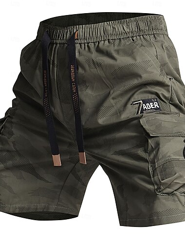  Pánské Šortky s kapsami Outdoorové šortky Kempingové šortky Camo šortky Dağcı Şortu Elastický pas Multi kapsa Straight-Leg Kamuflážní barva Odvod vlhkosti Nositelný Délka kolen Venkovní Ležérní Denní