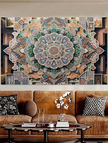  Mandala Wandteppich Wandkunst Große Wandteppich Wandmalerei Dekor Fotografie Hintergrund Decke Vorhang Heim Schlafzimmer Wohnzimmer Dekoration