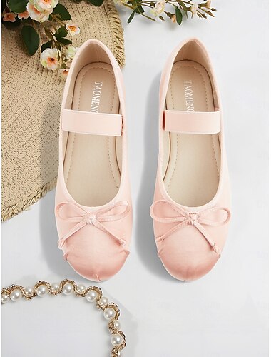  sapatilhas de balé mary jane rosa femininas – sapatilhas macias de bico redondo com detalhe de laço para meninas e encontros casuais diários