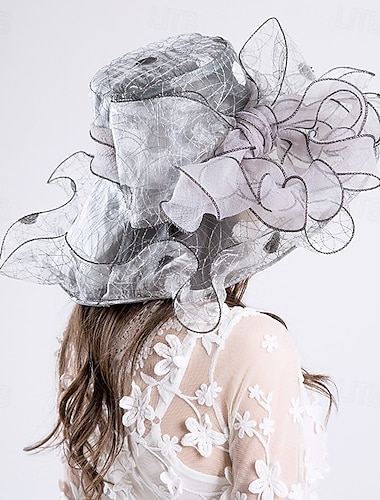  Headpiece Organza Wedding Evening Party Elegant Wedding With Tulle Headpiece Headwear