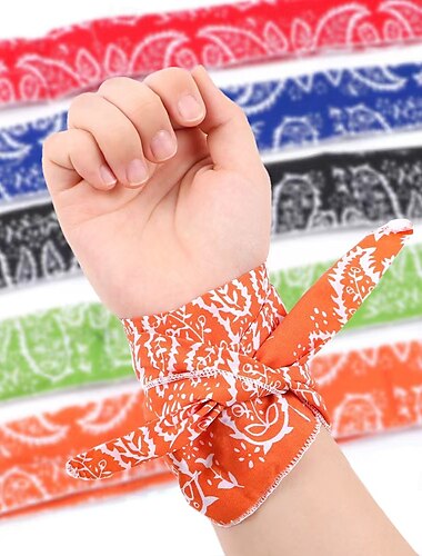  Eiskühlendes Halstuch kühlendes Nackenbandana kühlende Nackenumwicklungen kühlendes Stirnband Sommer-kühlendes Bandana für Männer Frauen Outdoor-Aktivitäten mehrfarbig