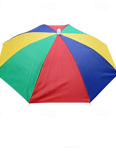  Regenschirm Kopfbedeckung Regenschirm Sonnenschutz Outdoor Angeln Regenschirm Kopfbedeckung Regenschirm