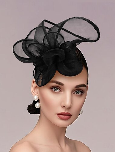  Fascinator Netz Schleierhut Pferderennen Damentag Hochzeit Mit Blütenblätter Kappe Kopfschmuck Kopfbedeckung