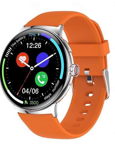  696 LA99 Εξυπνο ρολόι 1.43 inch Έξυπνο ρολόι Bluetooth ΗΚΓ + PPG Βηματόμετρο Υπενθύμιση Κλήσης Συμβατό με Android iOS Γυναικεία Άντρες Κλήσεις Hands-Free Υπενθύμιση Μηνύματος IP 67 Θήκη ρολογιού 46mm