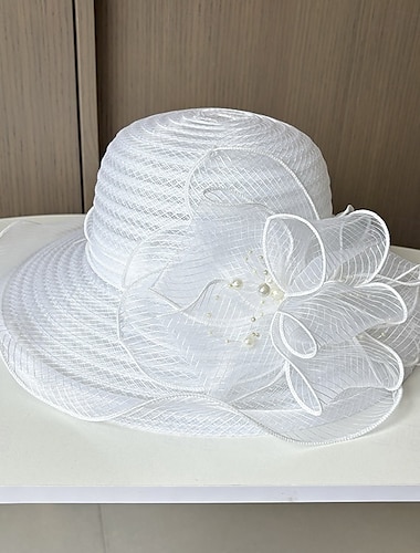  accessoire Organza Mariage Soirée Élégant Mariage Avec Tulle Casque Couvre-chef