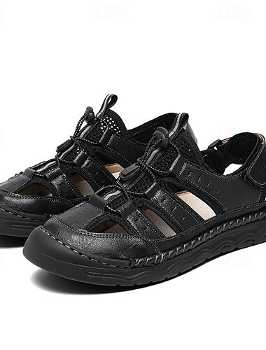  Herren-Outdoor-Sandalen mit verstellbaren Riemen und atmungsaktivem Mesh – ideal zum Wandern, für die Freizeit und zum Reisen