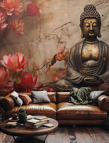  Mandala Buddha Hängender Wandteppich Wandkunst Großer Wandteppich Wandmalerei Dekor Fotografie Hintergrund Decke Vorhang Zuhause Schlafzimmer Wohnzimmer Dekoration