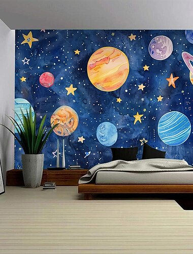  Planet Landschaft hängender Wandteppich Wandkunst große Wandteppichmural Dekor Fotograf Hintergrunddecke Vorhang Haus Schlafzimmer Wohnzimmer Dekoration