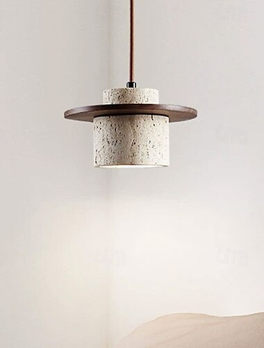  20 cm Hängelaternen-Design Geometrische Formen Pendelleuchte Stein Künsterlischer Stil Formaler Stil Vintage-Stil Vintage Landhausstil 110-120V 220-240V
