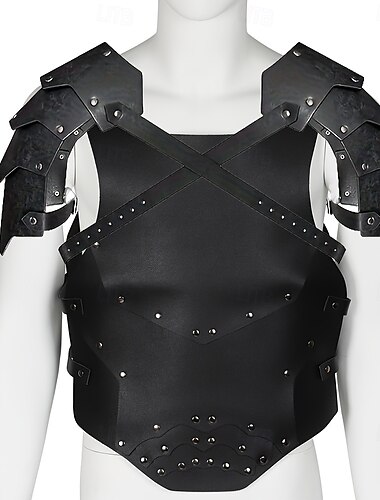  Punk og gotisk Kostymer i middelalderstil Renessanse våpen og beskyttelse Chemise Skulder Beskytter Ren Faire Herre Dame Unisex Halloween Karneval Maskerade Ytelse Fest Stadie Voksne Skulder Beskytter