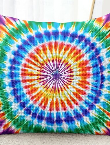  Mandala Bohemian Dekorative Wurfkissenbezüge 1PC Batik Weich Quadratisch Sofa Kissenbezug Kopfkissenbezug für Schlafzimmer Wohnzimmer Sofa Stuhl