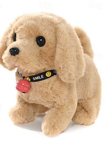  ぬいぐるみの犬、ぬいぐるみ、インタラクティブな犬ロボット、ロボット犬、吠える、タッチコントロール、電子ペットロボット、子犬のおもちゃ、女の子、赤ちゃん、子供向けのアニメ犬