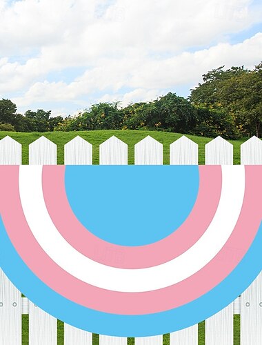  Juni Pride Monat Gay Pride Wimpel 3x1.5Fuß Regenbogen Nicht gefalteter Fächer-Wimpel Banner Polyester Fahne für Frohen Stolz Außen Deko Hängedeko Regenbogen Wimpel