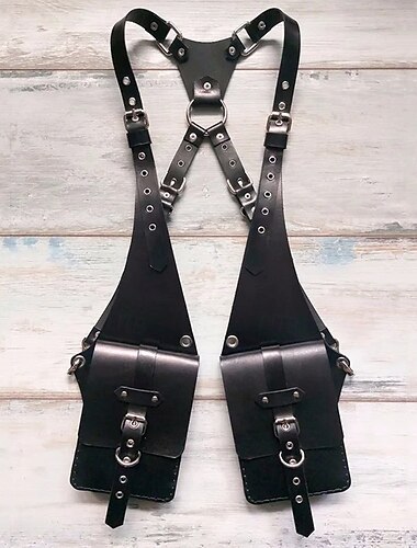  Retro / vintage Punk og gotisk Renessanse Maskerade pose Nagle Herre Steampunk Halloween Karneval Maskerade Ytelse Halloween Maskerade Voksne Veske Alle årstider