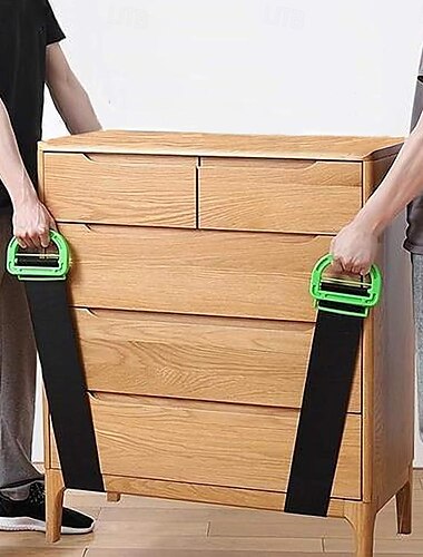  sangle de levage réglable pour le déplacement de meubles, sangles de déplacement pour meubles, boîtes, matelas, matériaux de construction et lourds, supporte jusqu'à 220 lb