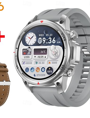  696 DK68 Smart Watch Fitness Tracker ECG PPG Promemoria Chiamata Bluetooth Android iOS IP67 47mm 1,53