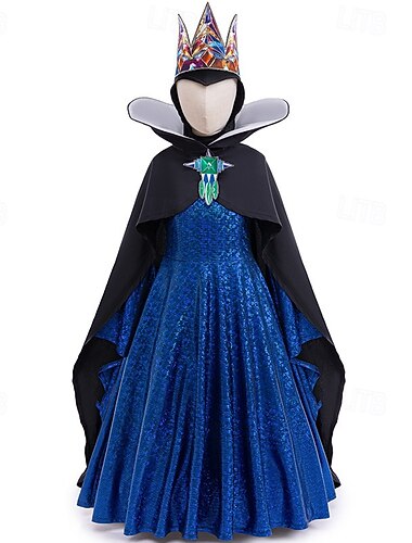  Δηλητήριο Η Κακιά Βασίλισσα Φορέματα Στολές Ηρώων Μανδύας Αποκριάτικη Στολή Ντύσου for Κοριτσίστικα Παιδικά Απόκριες Παγκόσμια Ημέρα Βιβλίου Επίδοση Πάρτι