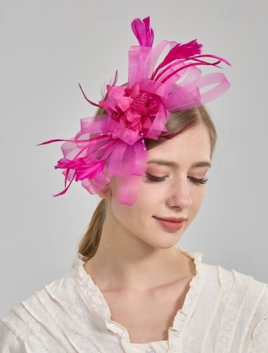  Kopfstück Tüll Federn Hochzeit Abendgesellschaft Elegant Hochzeit Mit Feder Kopfschmuck Kopfbedeckung
