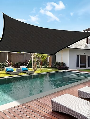  grote zonnescherm zeildoek schaduw warmte isolatie net duurzaam zonnebrandmiddel schaduw gaas zeildoek zon en sneeuw beschermend balkon achtertuin camper kamperen