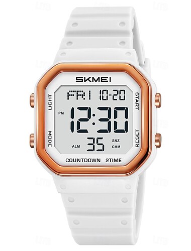  Skmei Ins Wind Square multifunktionale wasserdichte elektronische Uhr für männliche und weibliche Studenten