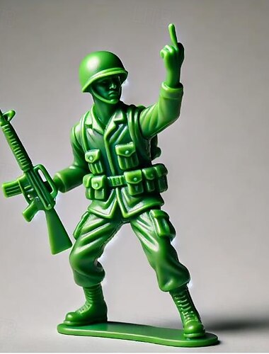  grappige groene legermannen, eigenzinnige bureaugenoot, speelse decoratie, leuk cadeau voor thuis of op kantoor, unieke legerbeeldjes met attitude