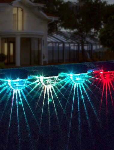  LED Außenwandleuchte Solarlampen 2/4 stücke led solar wand licht außen schritt licht wasserdicht hof garten treppen balkon hof landschaft atmosphäre urlaub dekoration