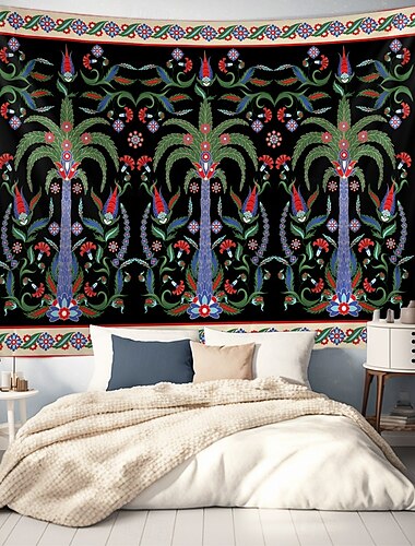  Baum des Lebens Wandteppich große Wandkunst Wandteppich Wanddekoration Fotohintergrund Decke Vorhang Wohnraum Schlafzimmer Einrichtung