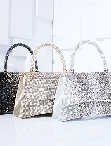  handväska glitter ombre bröllopskvällsfest elegant bröllop med rena färger kvällshandväska 2025