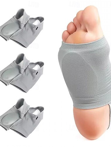  1 Paar Fußgewölbe-Stützstrümpfe, Linderungssocken bei Plantarfasziitis und Fersensporn, orthopädische Einlagen zur Fußpflege bei Plattfüßen und zur Schmerzlinderung