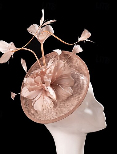  Kopfstück Federn Sinamay Hochzeit Abendgesellschaft Elegant Hochzeit Mit Feder Kopfschmuck Kopfbedeckung