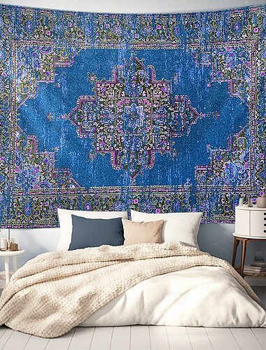  Bohemian Mandala hängender Wandteppich Wandkunst großer Wandteppich Wanddekoration Fotohintergrund Decke Vorhang Heim Schlafzimmer Wohnzimmer Dekoration