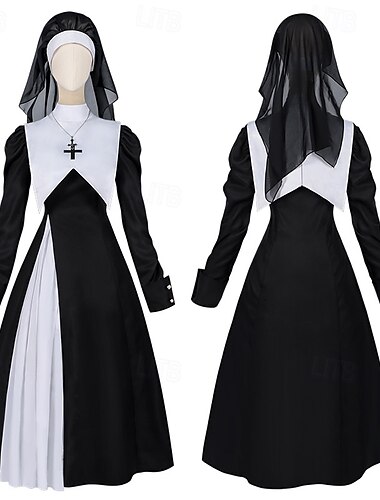  Outfits Cosplay Kostüm Partykostüm Maskerade Damen Weihnachten Maskerade Leistung Party Halloween 1 Halskette Kleid Schal