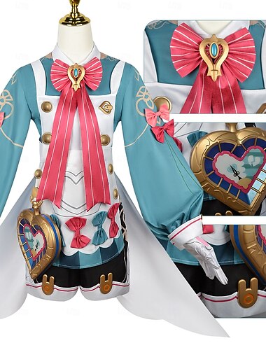  Seguidor Anime Traje Cosplay Roupa Trajes de cosplay Trajes de videogame Dia Das Bruxas Carnaval Festa Comic Con Ocasiões Especiais Para Mulheres Adulto