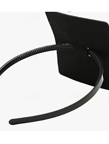  2er-Pack Abschlusskappen-Stirnbänder, schwarzes, festes Anti-Fall-Haarband mit Klebeeinsatz, sichert die Abschlusskappe &Frisur, unverzichtbares Hutzubehör für Absolventen, Studenten, Mädchen