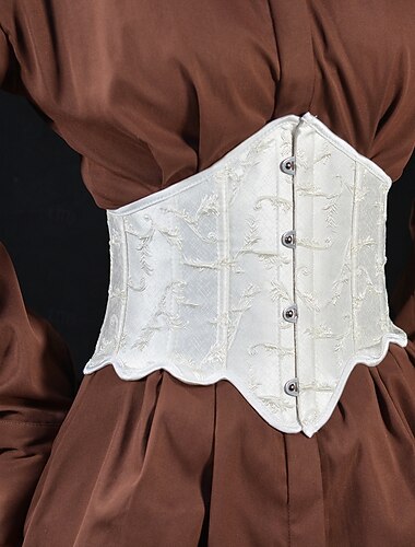  רטרו\וינטאג' פאנק & גותיות ימי הביניים קורסט תחת החזה עלון תחפושות בגדי ריקוד נשים קלטי פיראט פנטזיה האלווין (ליל כל הקדושים) קרנבל נשף מסכות מפלגה יום יומי\קז'ואל LARP מבוגרים מחוך