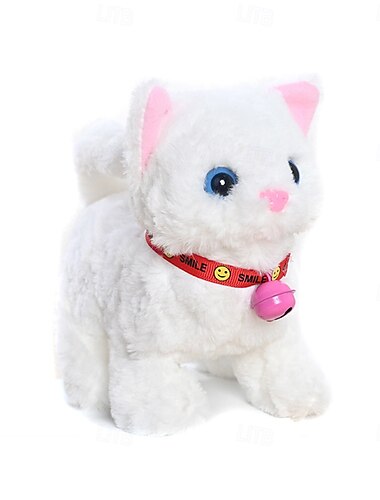  ぬいぐるみの猫、ぬいぐるみ、インタラクティブな猫ロボット、ロボット猫、鳴き声の子猫、タッチコントロール、電子ペットロボット、子猫のおもちゃ、女の子、赤ちゃん、子供向けのアニメ猫