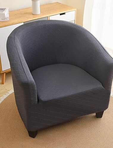  Club Badewanne Sessel Stuhlbezug Polar Fleece Einzelsofabezüge Stretch Couch Schonbezüge für Wohnzimmer Möbelschutz