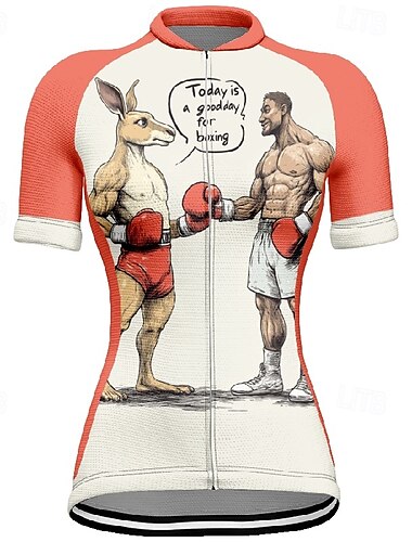  Dame Sykkeltrøyer Kortermet Sykkel T-skjorte Jersey med 3 baklommer Fjellsykling Pustende Hurtigtørkende Anatomisk design Vidje Rosa Blå Grafisk Graffiti sport Klær
