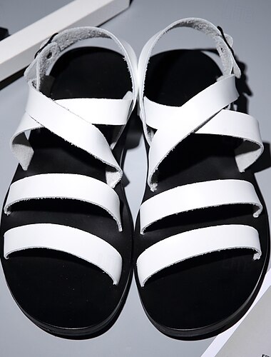  Lässige Riemchensandalen für Herren mit verstellbaren Schnallen, leichter Komfort für den Alltag