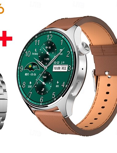  696 SK32 Inteligentny zegarek 1.58 in Inteligentny zegarek Bluetooth EKG + PPG Krokomierz Powiadamianie o połączeniu telefonicznym Kompatybilny z Android iOS Damskie Męskie Odbieranie bez użycia rąk