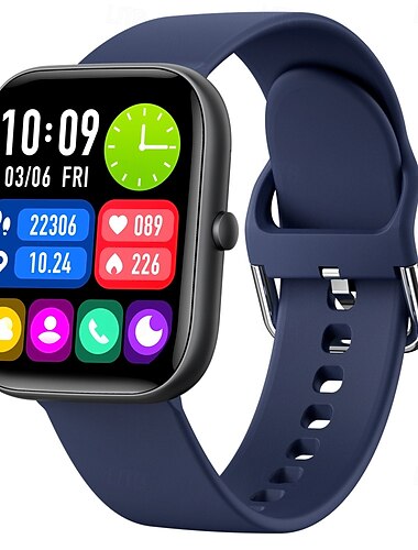  C08 Smart Watch Anruf annehmen Musik-Player Gesundheits-Sportarmband Fitness Tracker Anpassbares Zifferblatt Smartwatch
