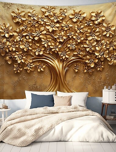  Baum des Lebens Hängender Wandteppich Wandkunst Großer Wandteppich Wandmalerei Dekor Fotografie Hintergrund Decke Vorhang Zuhause Schlafzimmer Wohnzimmer Dekoration