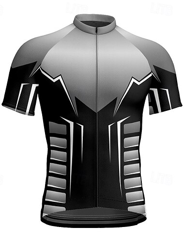  Per uomo Maglia da ciclismo Manica corta Bicicletta Maglietta Maglietta / Maglia con 3 tasche posteriori Ciclismo da montagna Traspirante Asciugatura rapida Design anatomico Ad alta capillarità Rosso